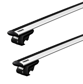 Dachträger Thule mit EVO WingBar Mitsubishi Montero 5-T SUV Dachreling 00-06