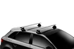 Dachträger Thule mit EVO WingBar Porsche Panamera Sport Turismo 5-T Estate Normales Dach 18+