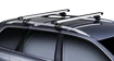 Dachträger Thule mit SlideBar Chevrolet Celta 3-T Hatchback Befestigungspunkte 00-21