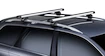 Dachträger Thule mit SlideBar Daihatsu Sirion 5-T Hatchback Normales Dach 06-11
