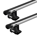 Dachträger Thule mit SlideBar Dodge Ram 3500 4-T Double-cab Normales Dach 09-21