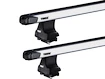 Dachträger Thule mit SlideBar Ford Fusion 5-T Hatchback Normales Dach 02-05