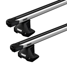 Dachträger Thule mit SlideBar Mitsubishi L 200 (KB4T) 4-T Double-cab Normales Dach 05-15