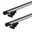 Dachträger Thule mit SlideBar Mitsubishi Pajero 5-T SUV Dachreling 07-24