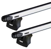 Dachträger Thule mit SlideBar Vauxhall Zafira 5-T MPV Befestigungspunkte 03-04