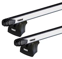 Dachträger Thule mit SlideBar Vauxhall Zafira 5-T MPV Befestigungspunkte 03-04