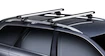 Dachträger Thule mit SlideBar Volkswagen Cross Fox 5-T Hatchback Dachreling 10-21