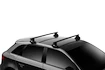 Dachträger Thule mit SquareBar Audi A3 Sportback (8Y) 5-T Hatchback Normales Dach 20+