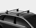 Dachträger Thule mit SquareBar Fiat Panda 5-T Hatchback Bündige Schienen 12-24