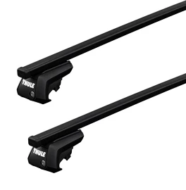 Dachträger Thule mit SquareBar Jeep Grand Cherokee Limited 5-T SUV Dachreling 05-21