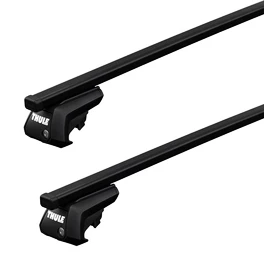 Dachträger Thule mit SquareBar Mitsubishi Pajero Sport 5-T SUV Dachreling 09-16