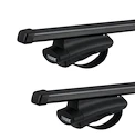 Dachträger Thule mit SquareBar Ssangyong Musso 4-T Pickup Dachreling 18-24