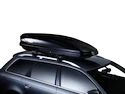 Dachträger Thule mit WingBar Black BMW 5-series Touring (E61) 5-T Estate Dachreling 04-10