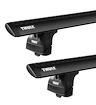 Dachträger Thule mit WingBar Black Chevrolet Orlando 5-T MPV Befestigungspunkte 11-24