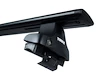 Dachträger Thule mit WingBar Black Chrysler Town & Country 5-T MPV Normales Dach 00-05