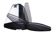 Dachträger Thule mit WingBar Black Fiat Doblo 4-T Van Dachreling 02-21