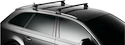 Dachträger Thule mit WingBar Black Fiat Seicento 3-T Hatchback Normales Dach 00-04
