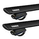 Dachträger Thule mit WingBar Black Fiat Toro 4-T Pickup Dachreling 16-24