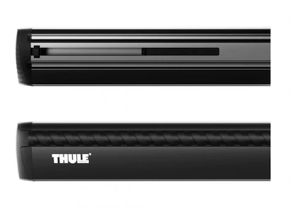 Dachträger Thule mit WingBar Black Jeep Commander (Standard Crossbars) 5-T SUV T-Profil 06-24