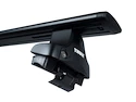 Dachträger Thule mit WingBar Black Nissan Micra (K11) 5-T Hatchback Normales Dach 93-02