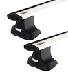 Dachträger Thule mit WingBar Chevrolet Onix 5-T Hatchback Normales Dach 12+
