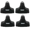 Dachträger Thule mit WingBar Chevrolet Tracker 5-T SUV Normales Dach 99-05