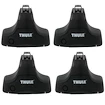 Dachträger Thule mit WingBar Daihatsu Cuore 5-T Hatchback Normales Dach 99-02