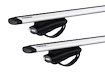Dachträger Thule mit WingBar Jeep Grand Cherokee 5-T SUV Dachreling 02-10