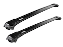 Dachträger Thule WingBar Edge Black Kia Sorento 5-T SUV Dachreling 02-09