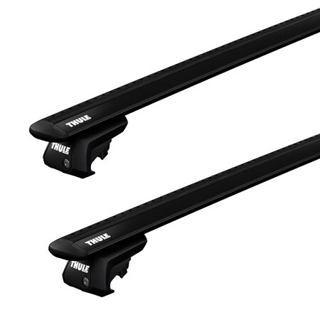 Dachträger Thule mit EVO WingBar Black JEEP Cherokee Renegade 5-T SUV Dachreling 05-07