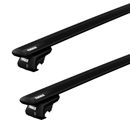 Dachträger Thule mit EVO WingBar Black ROVER Streetwise 3-T Hatchback Dachreling 04-21