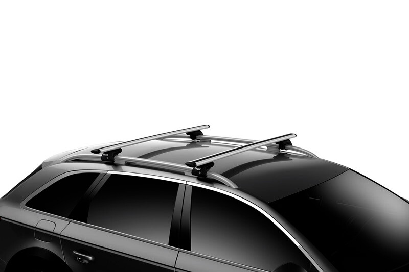 Dachträger Thule mit EVO WingBar BMW X5 5-T SUV Dachreling 00-07