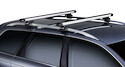 Dachträger Thule mit SlideBar BMW X5 Individual 5-T SUV Bündige Schienen 07-13