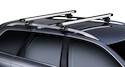 Dachträger Thule mit SlideBar FORD Fiesta 5-T Hatchback Normales Dach 02-08