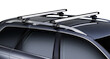 Dachträger Thule mit SlideBar INFINITI EX37 5-T SUV Dachreling 08+