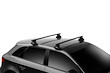 Dachträger Thule mit SquareBar SEAT Ibiza 5-T Hatchback Normales Dach 08-17