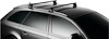 Dachträger Thule mit WingBar Black AUDI A4 4-T Sedan Normales Dach 95-00