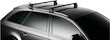 Dachträger Thule mit WingBar Black BMW X1 5-T SUV Bündige Schienen 09-15
