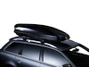 Dachträger Thule mit WingBar Black FIAT Doblo 4-T Van Dachreling 02+