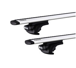 Dachträger Thule mit WingBar Black FORD Kuga 5-T SUV Dachreling 08-12
