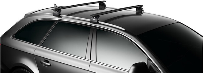 Dachträger Thule mit WingBar Black TOYOTA Sprinter Cielo 5-T Hatchback Normales Dach 93-97