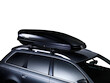Dachträger Thule mit WingBar KIA Pride 5-T Hatchback Dachreling 97-00