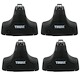 Dachträger Thule mit WingBar NISSAN Sunny 3-T Hatchback Normales Dach 95-98