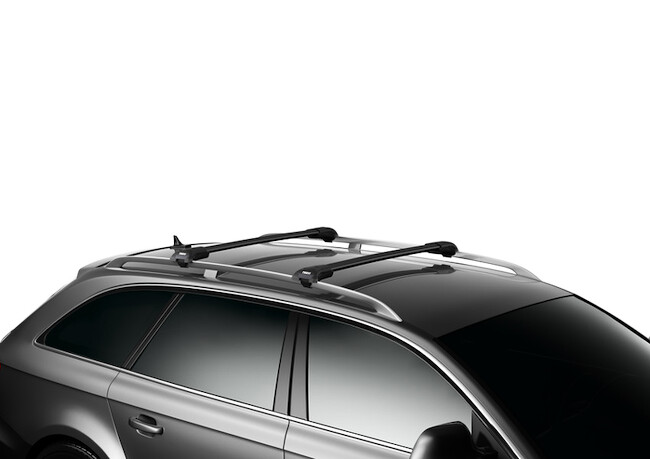 Dachträger Thule WingBar Edge Black BMW X5 5-T SUV Dachreling 00-07