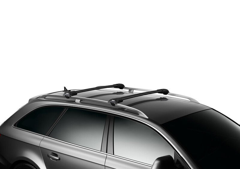 Dachträger Thule WingBar Edge Black BMW X6 5-T SUV Dachreling 08-14