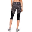 Damen 3/4 Leggings Under Armour Fly Fast Printed Speed Capri rosa