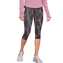 Damen 3/4 Leggings Under Armour Fly Fast Printed Speed Capri rosa