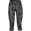 Damen 3/4 Leggings Under Armour Fly Fast Printed Speed Capri schwarz