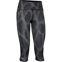 Damen 3/4 Leggings Under Armour Fly Fast Printed Speed Capri schwarz