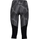 Damen 3/4 Leggings Under Armour Fly Fast Printed Speed Capri schwarz